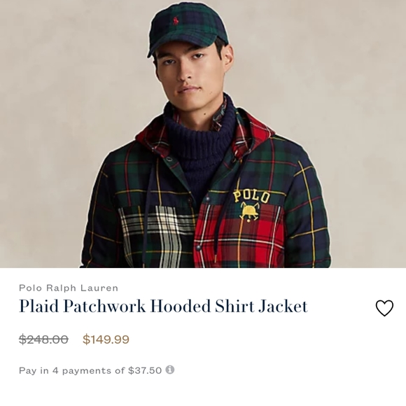 Ralph Lauren polo size medium hooded jacket - Picture 2 of 3